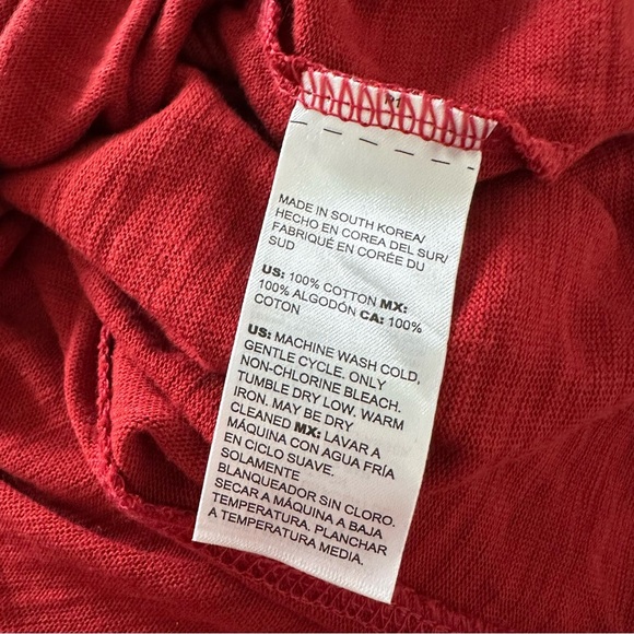 NWT Chico's Seam Back Tee in Spiced Red Size 3 - US XL - Picture 7 of 7